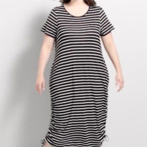 Lane Bryant striped casual dress 22/24